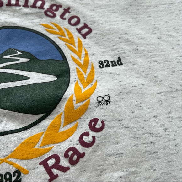 VINTAGE 90’s Oneita Mt. Washington New Hampshire Road Race Tee - Picture 7 of 9